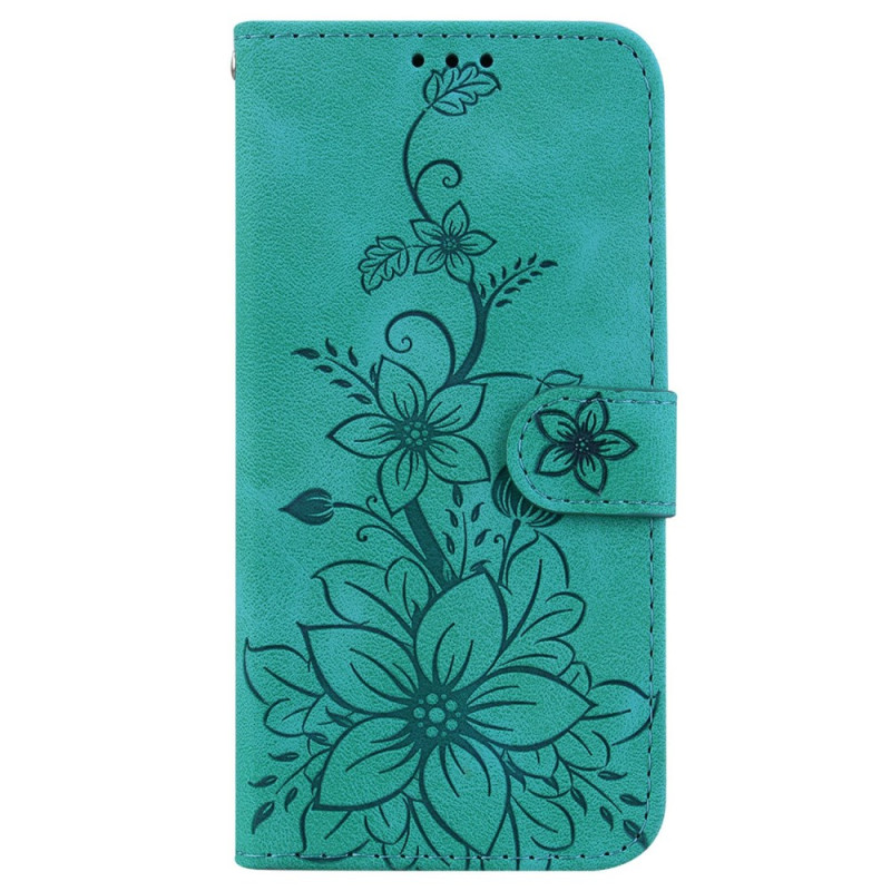 Case Samsung Galaxy A26 5G Suede effect Fleur de Lys