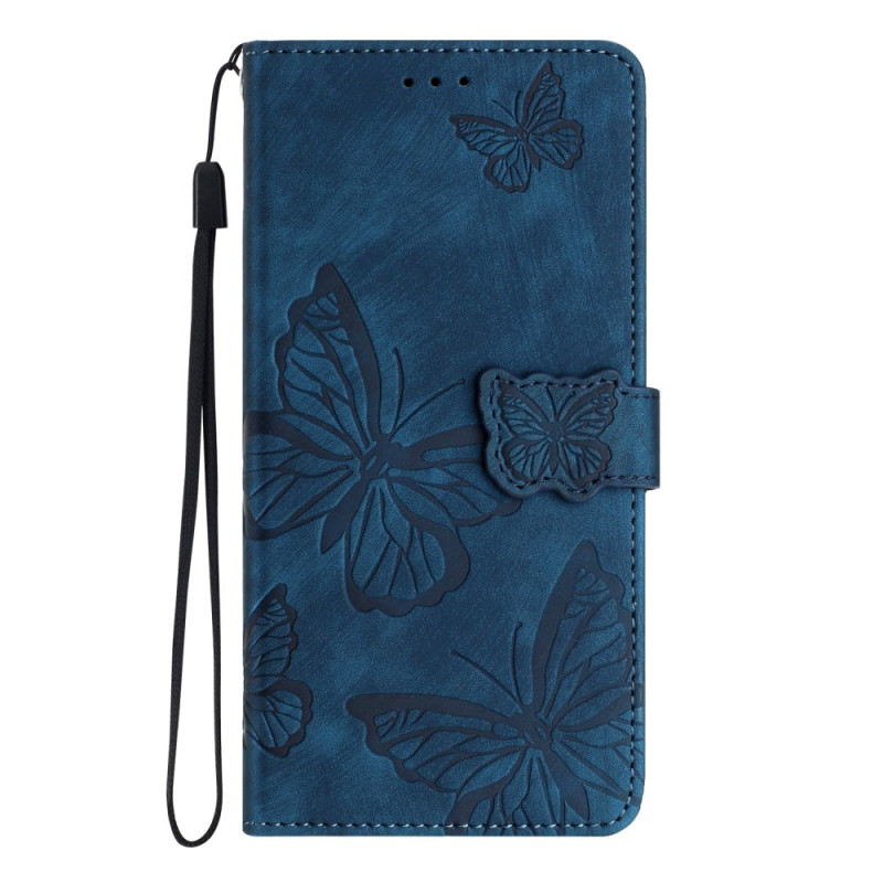 Case Samsung Galaxy A26 5G Suede effect Butterflies