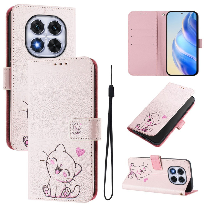 Xiaomi Redmi Note 14 Pro 5G / Redmi Note 14 Pro Plus 5G Case Cute Cat Pattern