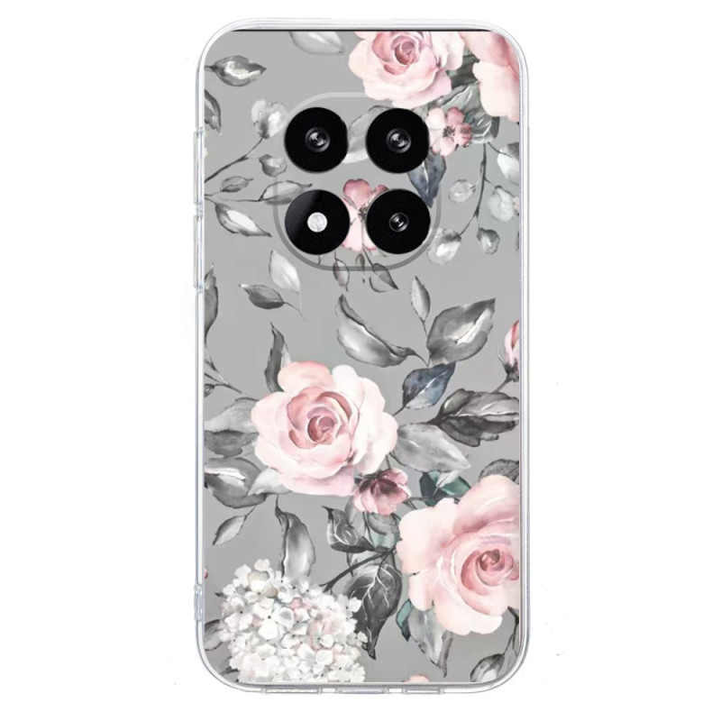 Xiaomi Redmi Note 14 Pro 5G Case Floral pattern on Grey background