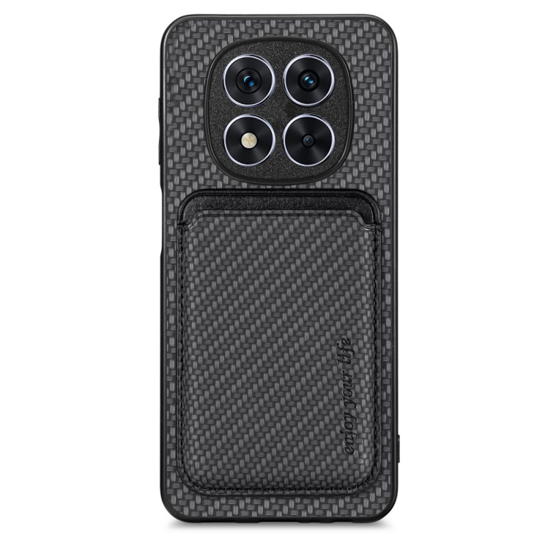 Xiaomi Redmi Note 14 Pro 5G / Poco X7 Carbon Fibre Case Detachable Card Holder