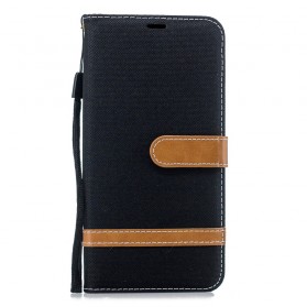 Samsung Galaxy J6 Plus Fabric and Leather Effect Case