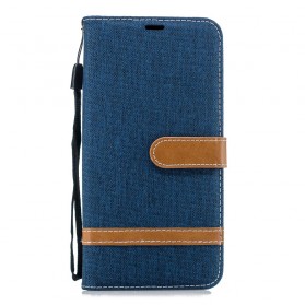 Samsung Galaxy J6 Plus Fabric and Leather Effect Case