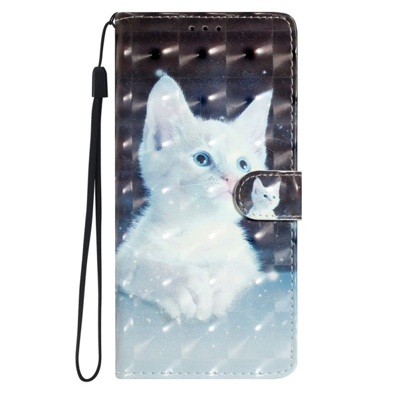 Xiaomi Redmi Note 14 Pro Plus 5G Cat Case White 3D