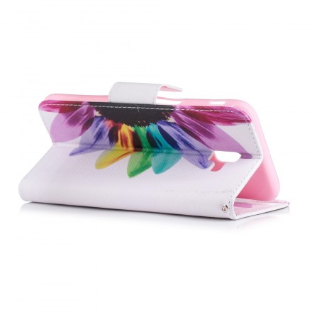 Cover Samsung Galaxy J6 Plus Fleur Aquarelle Cover Samsung Galaxy J6 Plus Fleur Aquarelle