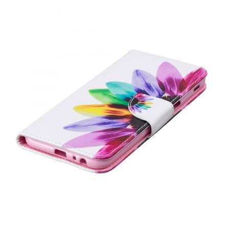 Cover Samsung Galaxy J6 Plus Fleur Aquarelle