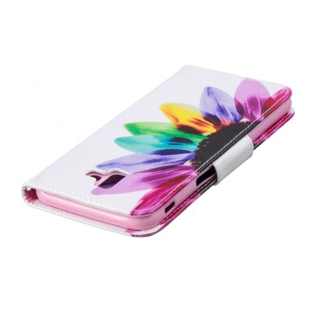 Cover Samsung Galaxy J6 Plus Fleur Aquarelle Cover Samsung Galaxy J6 Plus Fleur Aquarelle