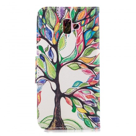 Case Samsung Galaxy J6 Plus Colored Tree