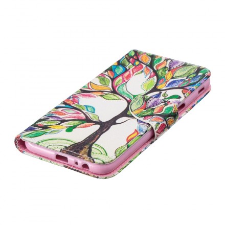 Case Samsung Galaxy J6 Plus Colored Tree