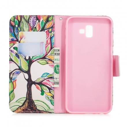 Case Samsung Galaxy J6 Plus Colored Tree