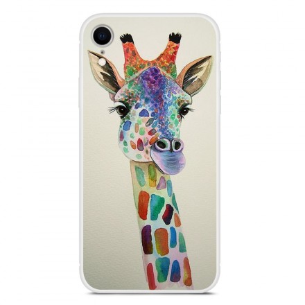 iPhone XR Giraffe Colorful Case