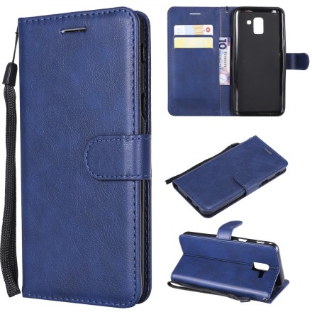 Samsung Galaxy J6 Plus Leather Effect Case with Strap