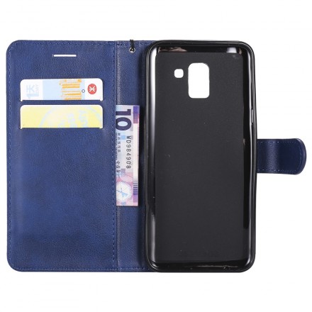 Samsung Galaxy J6 Plus Leather Effect Case with Strap