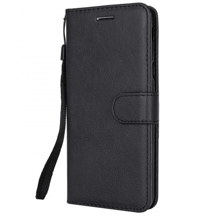 Samsung Galaxy J6 Plus Leather Effect Case with Strap