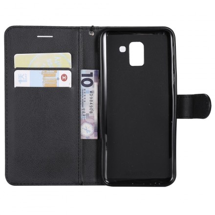 Samsung Galaxy J6 Plus Leather Effect Case with Strap