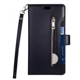 Samsung Galaxy J6 Plus Case Wallet with Strap