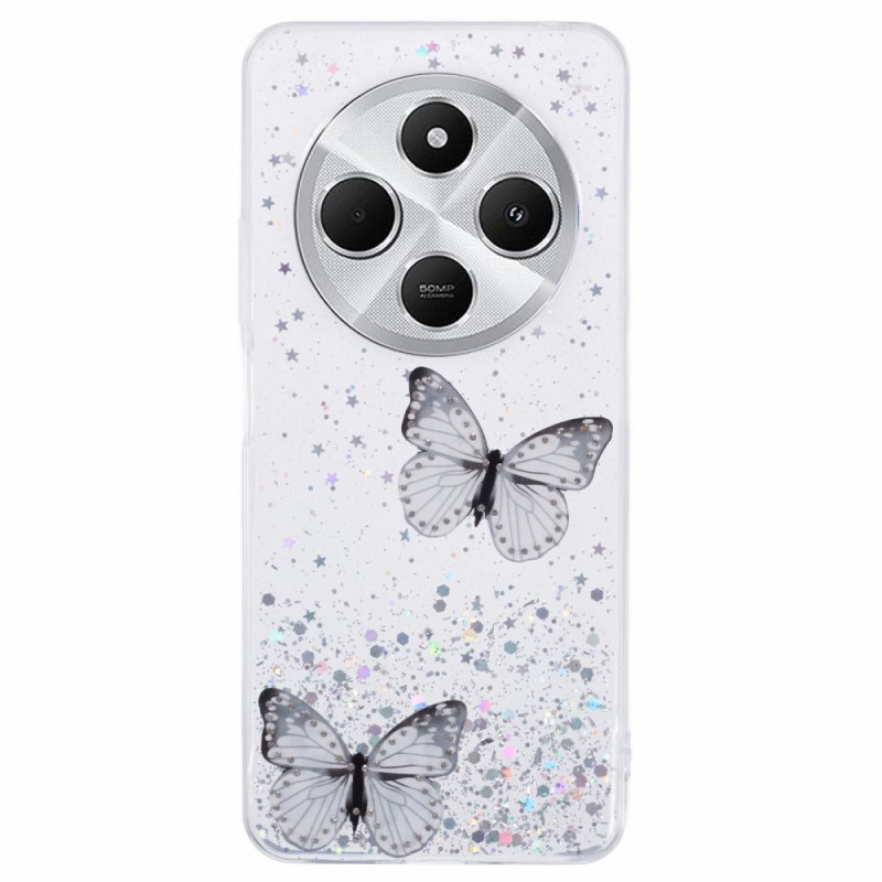 Xiaomi Redmi 14C / Poco C75 Butterfly Glitter Case