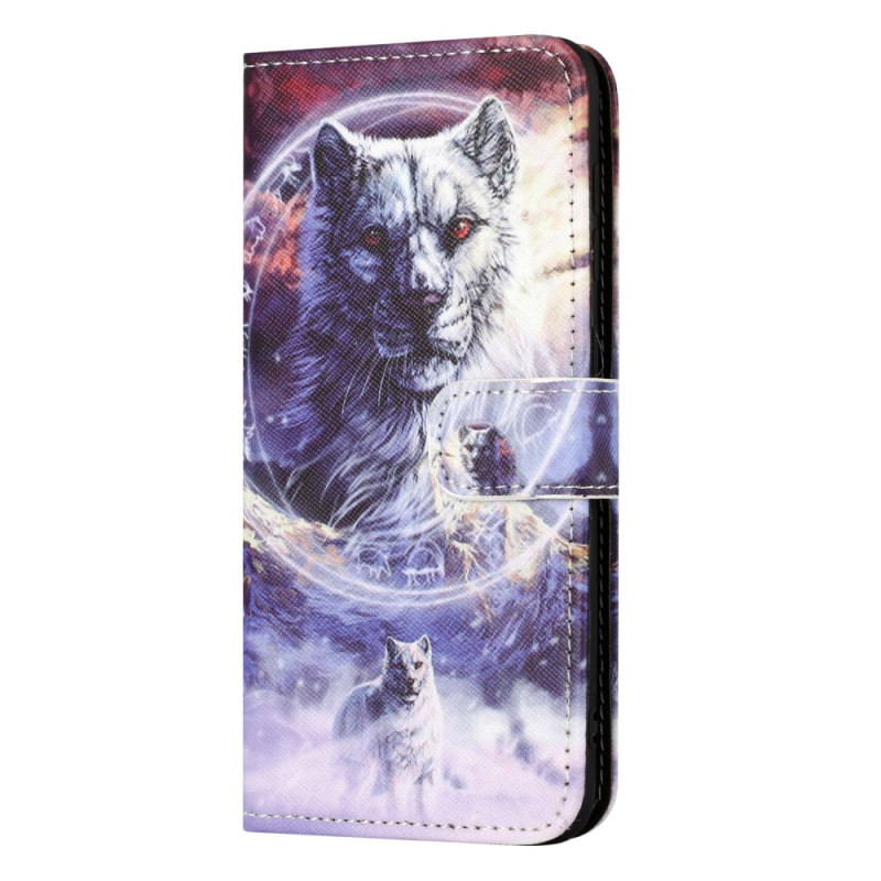 E14 Snow Wolf Motorcycle Cover