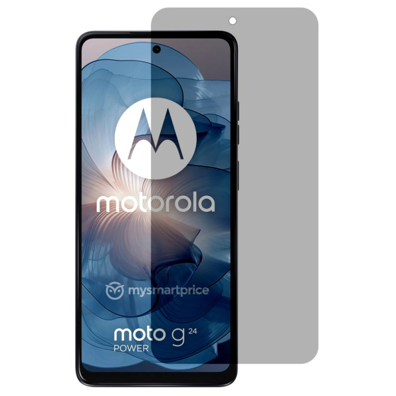 Anti-Spion Tempered Glass Protection for Moto E14 Screen