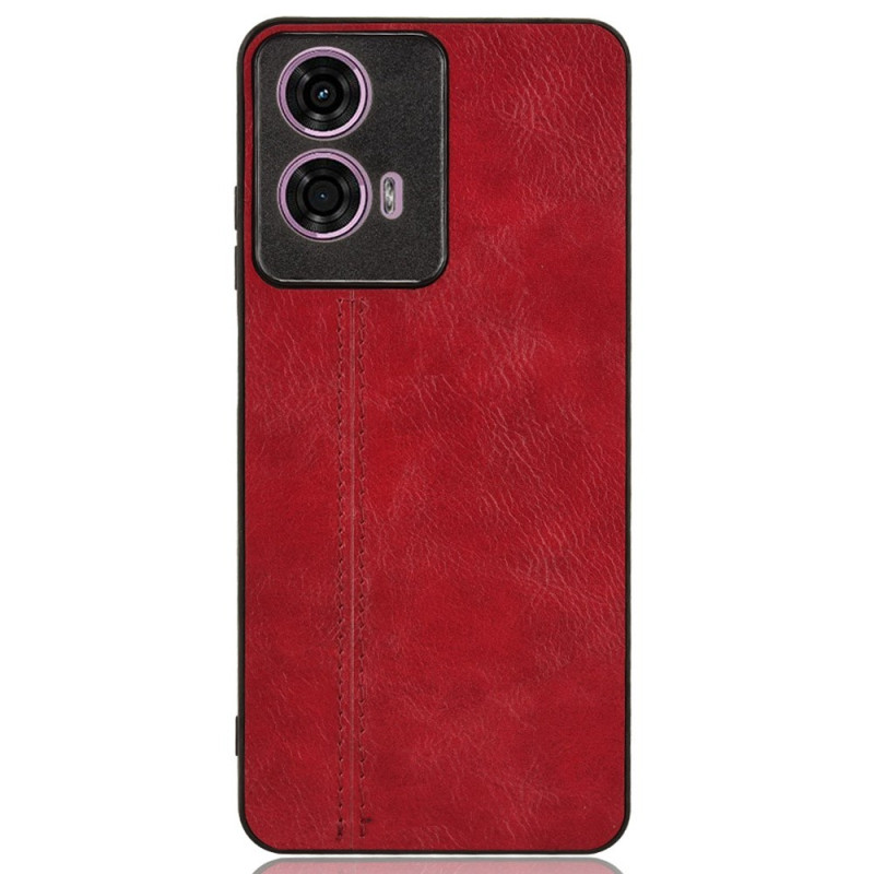 Moto E14 4G Leather Look Case