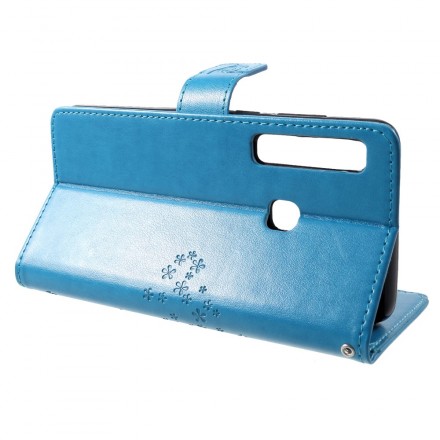 Case Samsung Galaxy A9 Tree and Owls with Strap