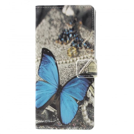 Cover Samsung Galaxy A9 Papillon Bleu