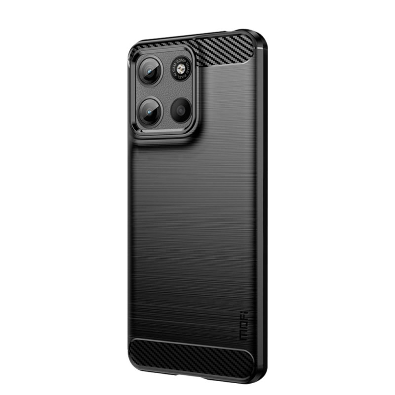 Brushed Carbon Fibre Moto G15 Case
