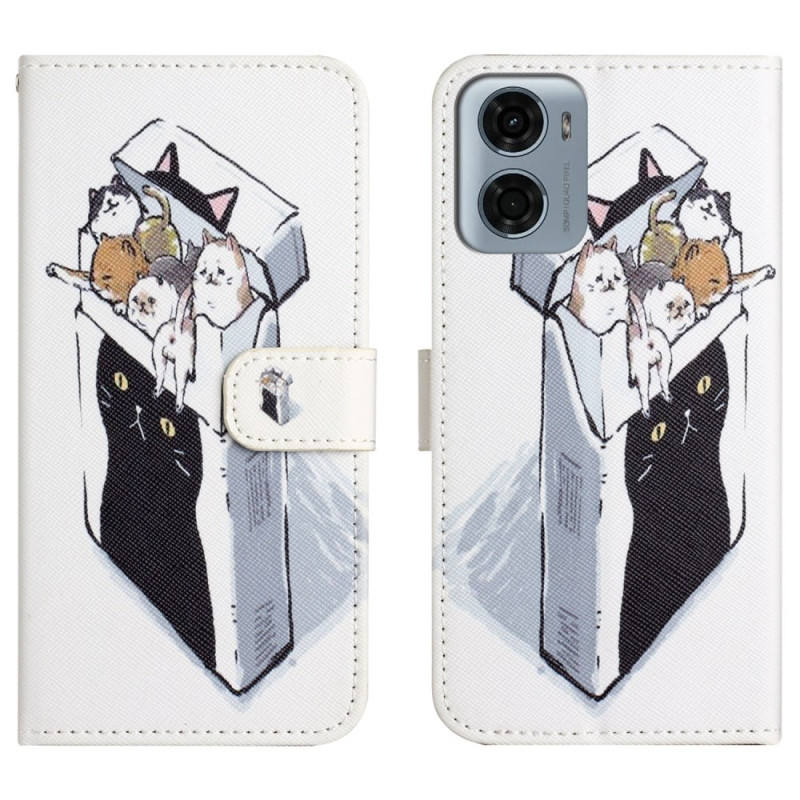 Moto G05 / E15 Case Cats in a Box