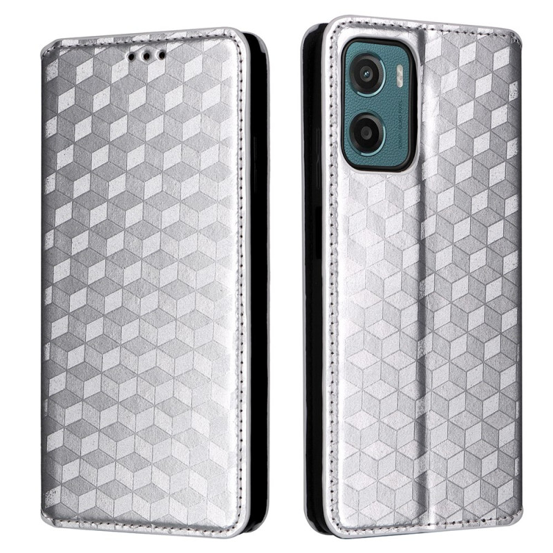 Flip Cover Moto G05 / E15 3D Losange pattern