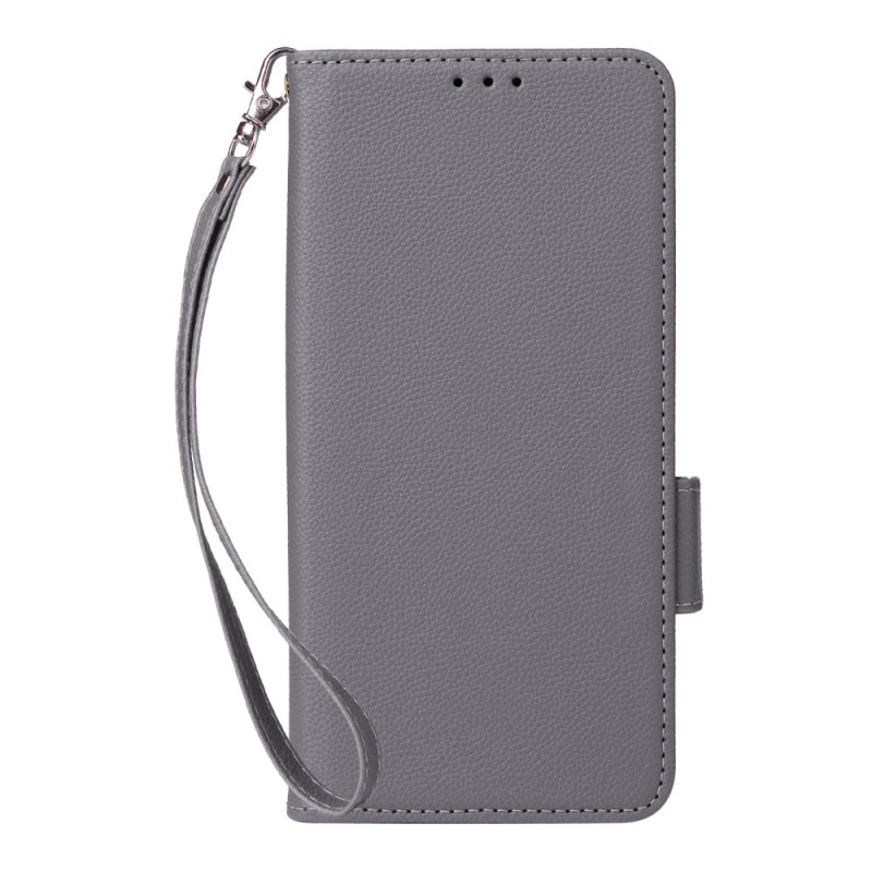 Xiaomi Redmi Note 14 Pro 4G Faux Leather Lychee
 Strap Case