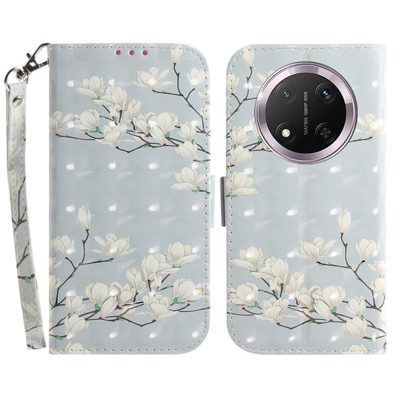 Honor Magic 7 Lite / X9c Magnolias Strap Case