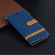 Samsung Galaxy A7 Fabric and Leather Effect Case with Strap