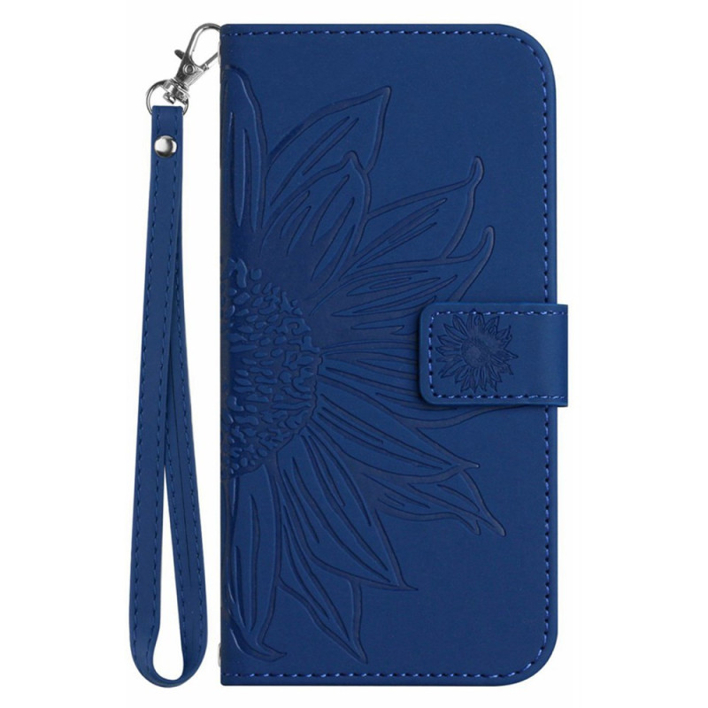 Oppo Reno 13 5G Sunflower Print Lanyard Case