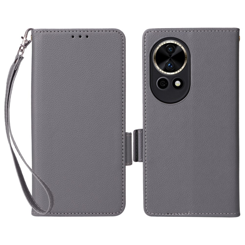 Huawei Nova 13 5G Faux Leather Lychee
 Strap Case