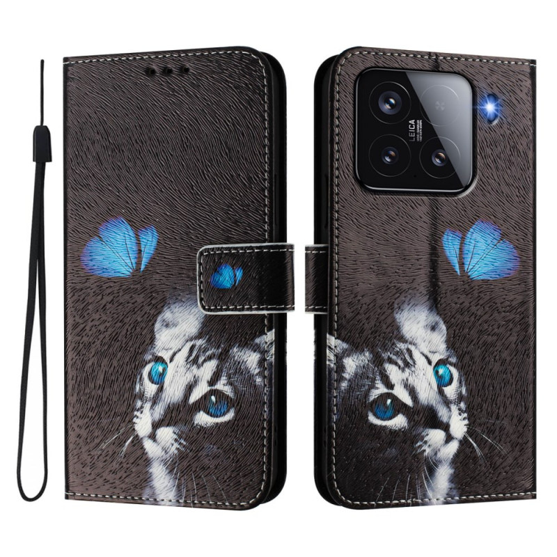 Xiaomi 15 Butterfly and Cat Case