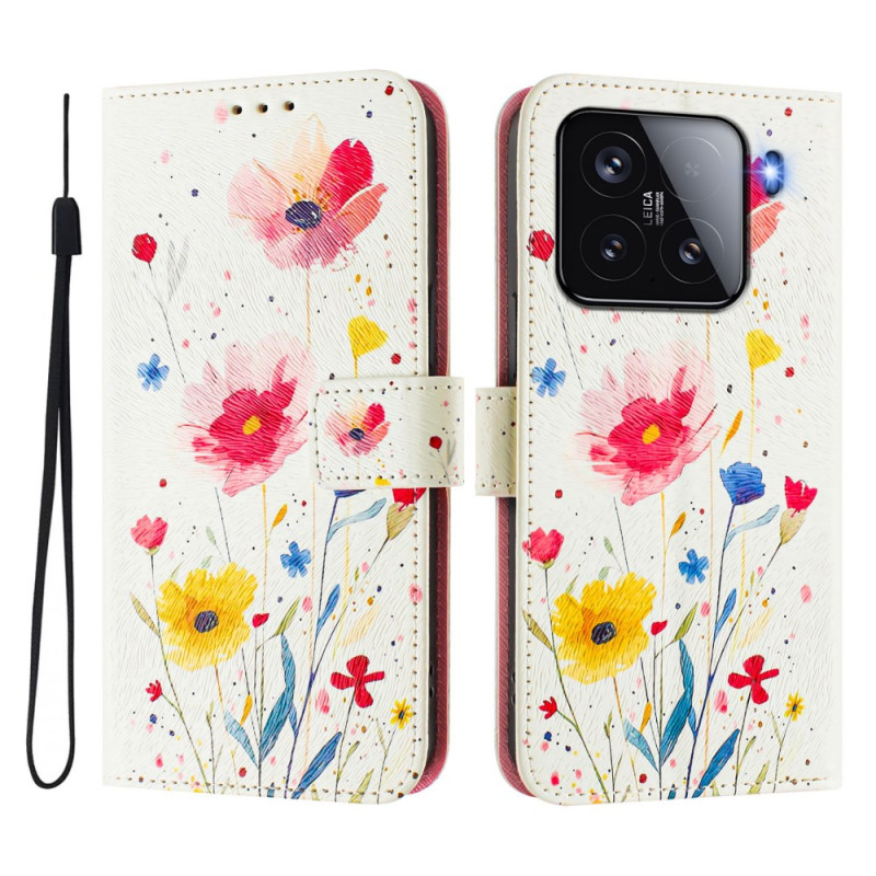 Xiaomi 15 Floral Pattern Case