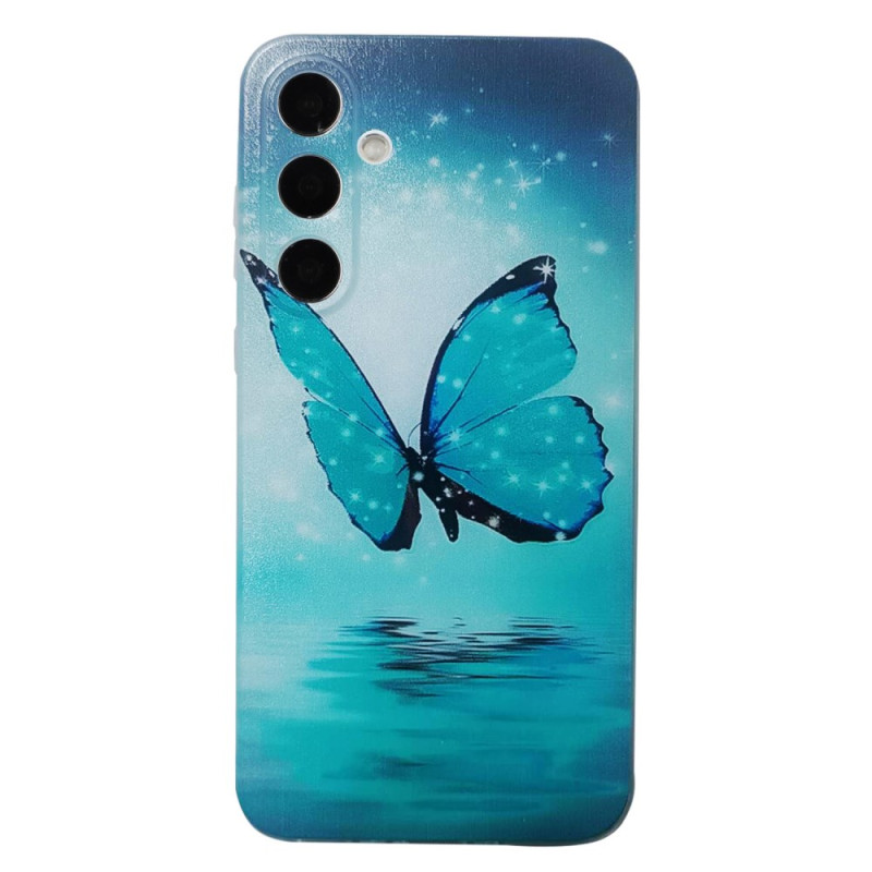 Samsung Galaxy A56 5G Blue Butterfly Case