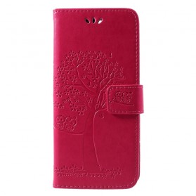 Sony Xperia XA3 Tree and Owl Strap Case