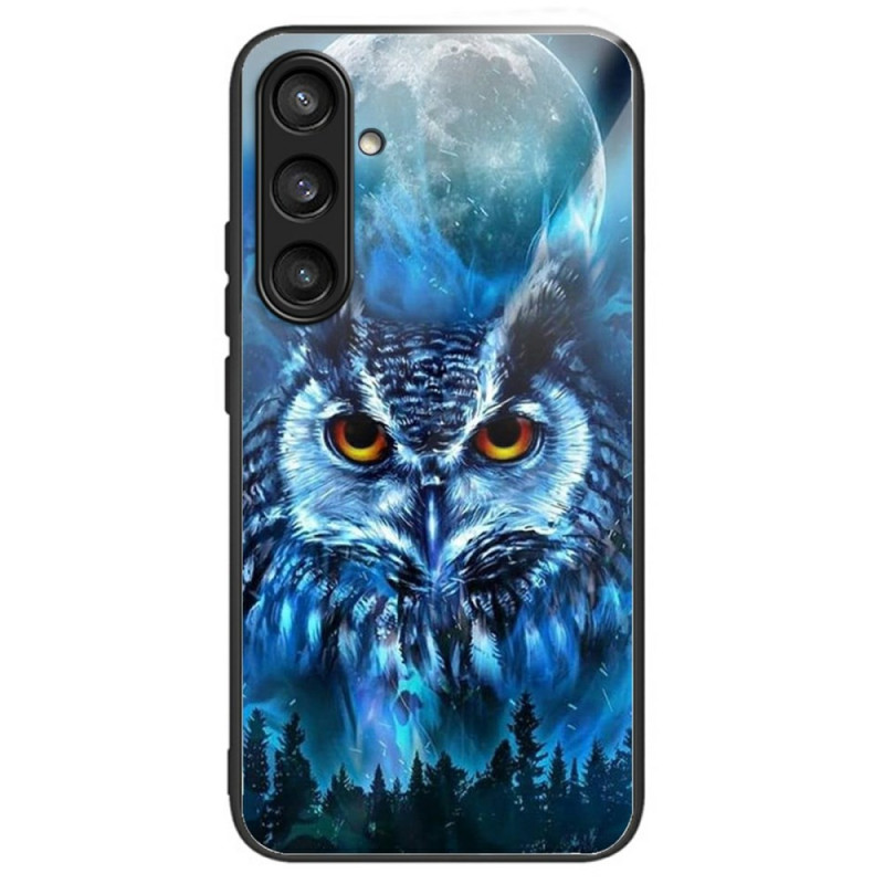 Samsung Galaxy A36 5G Toughened Glass Case Owl Moon