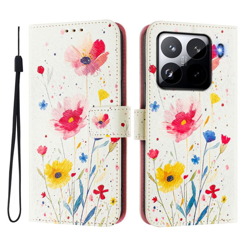 Case Xiaomi 15 Pro Floral pattern