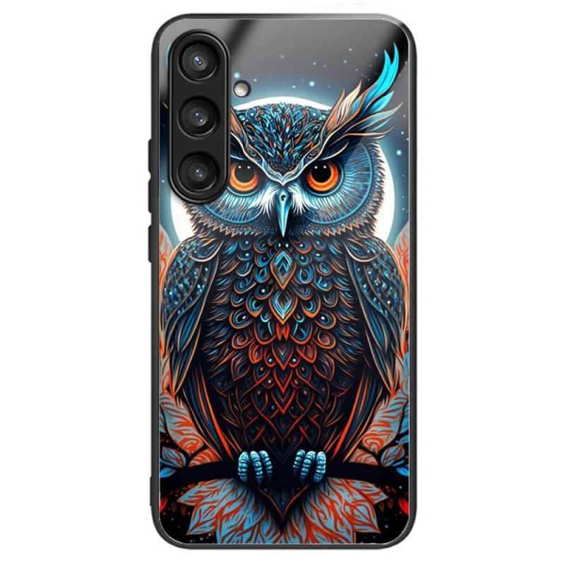 Coque Samsung Galaxy A16 4G / 5G Verre Trempé Chouette Colorée