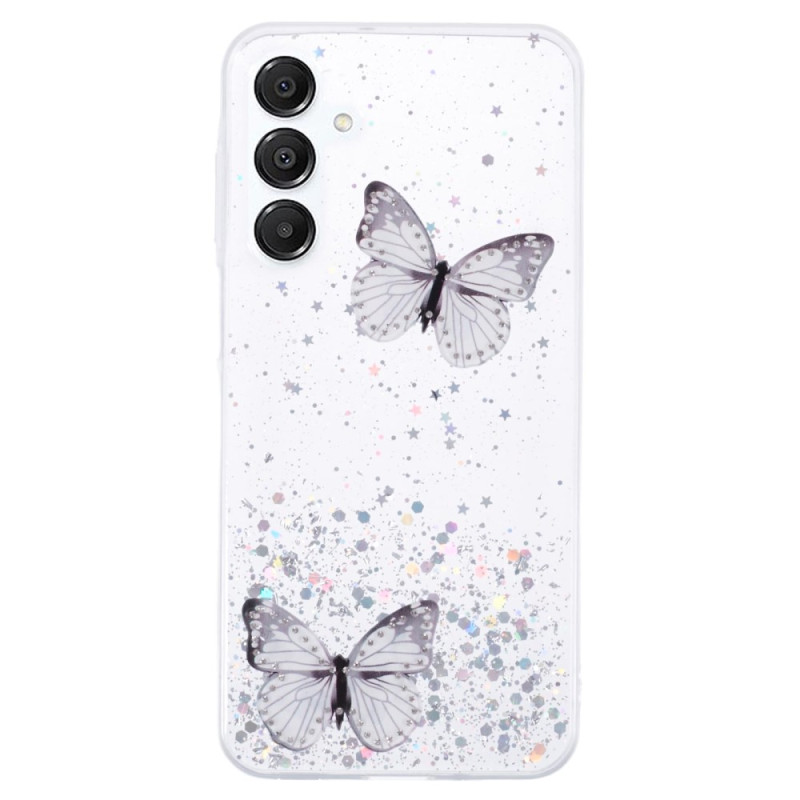 Case Samsung Galaxy A16 4G / 5G Butterflies Glitter