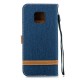 Huawei Mate 20 Pro Fabric and Leather Effect Case with Strap