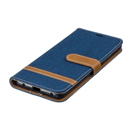 Huawei Mate 20 Pro Fabric and Leather Effect Case with Strap