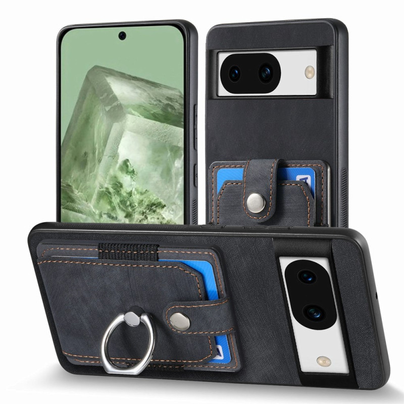 Google Pixel 8A Case Multi-Card Holder Ring