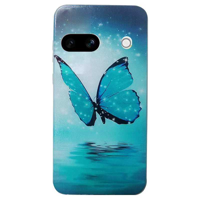 Google Pixel 8A Blue Butterfly Cover