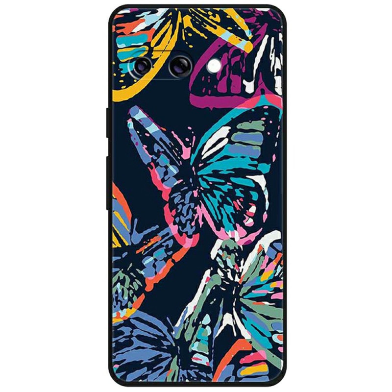 Google Pixel 9A Case Coloured Butterflies