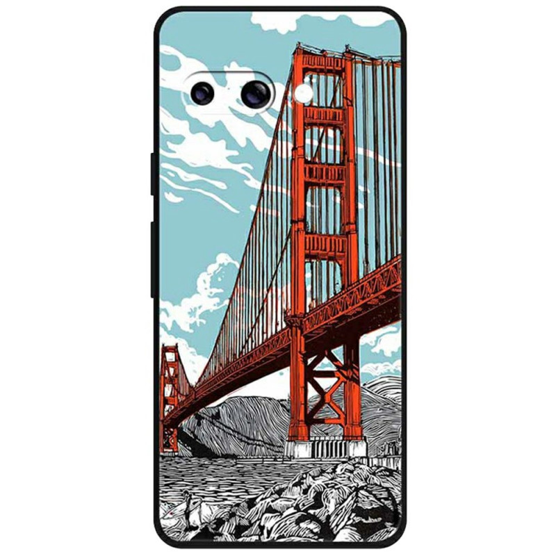 Google Pixel 9A Cover Golden Gate Bridge