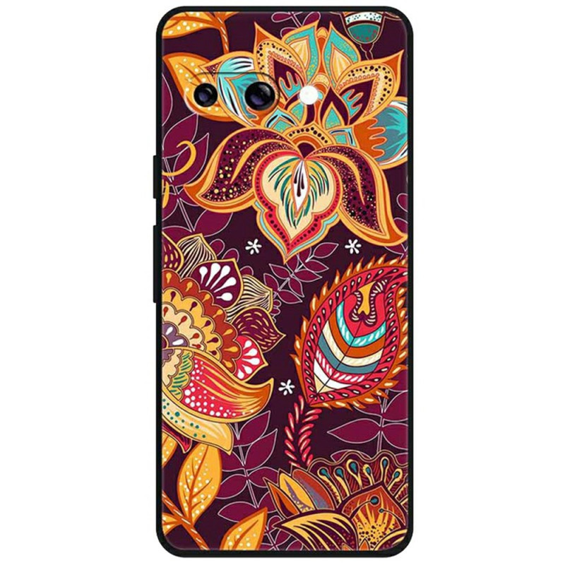 Google Pixel 9A Gold Cercis Flower Case