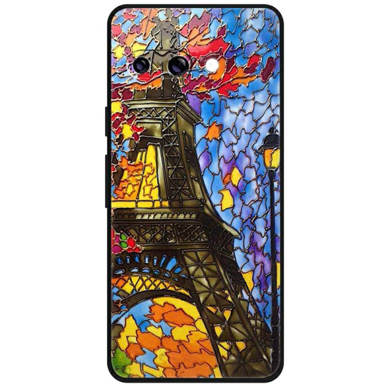 Google Pixel 9A Case Eiffel Tower pattern